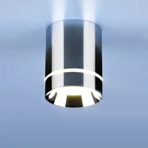 Elektrostandard DLR021 9W 4200K хром точечный накладной светильник-0