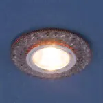 Встраиваемый точечный светильник со светодиодной подсветкой 2180 MR16 SB дымчатый Elektrostandard-0