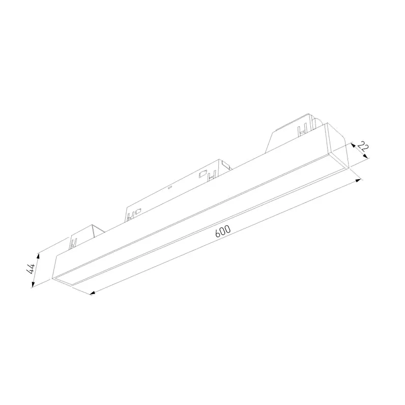 Трековый светодиодный светильник Elektrostandard Slim Magnetic 85002/01 a057190-0