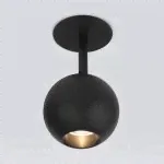 Встраиваемый светодиодный светильник черный 9926 LED Elektrostandard-1