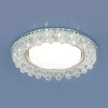 Встраиваемый светильник с LED подсветкой Elektrostandard 3025 GX53 CL прозрачный a041264