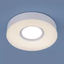 Встраиваемый светильник с LED подсветкой Elektrostandard 2240 MR16 WH белый a045481