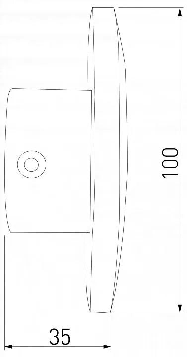 Накладной светильник Elektrostandard Mini Disc Mini Disc черный жемчуг (MRL LED 1126) Elektrostandard-1