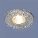 Встраиваемый точечный светильник с LED подсветкой 2212 MR16 CL прозрачный Elektrostandard