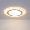 Встраиваемый потолочный светодиодный светильник Elektrostandard DLR024 10W 4200K a038373