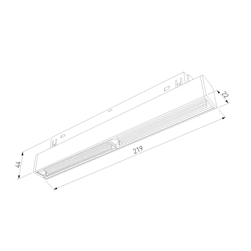 Трековый светодиодный светильник Elektrostandard Slim Magnetic 85008/01 a057196-1