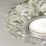 Встраиваемый точечный светильник с LED подсветкой 2219 MR16 CL прозрачный Elektrostandard